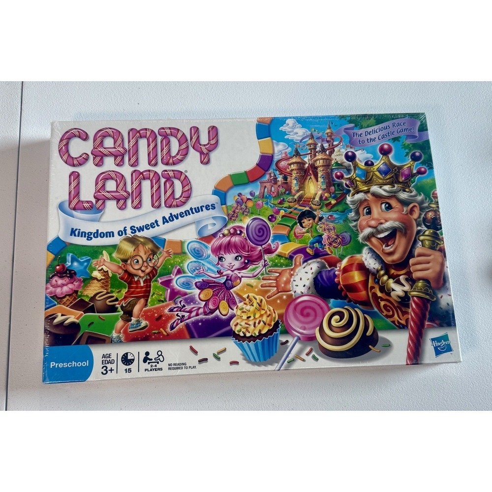 Hasbro Candy Land Fantasy Board Game No Reading Required Ages 3+ Complete New